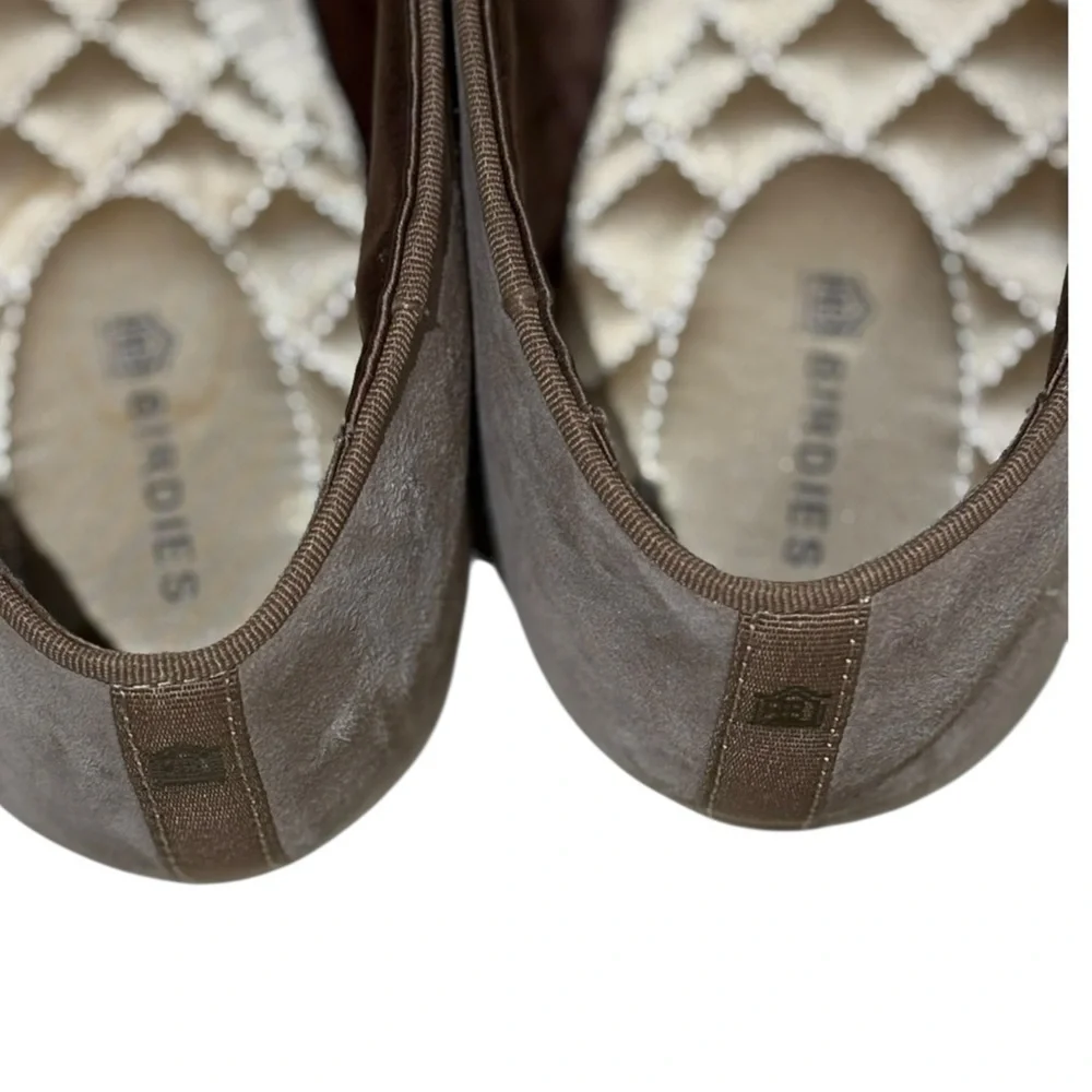 Birdies Tan Suede Loafers